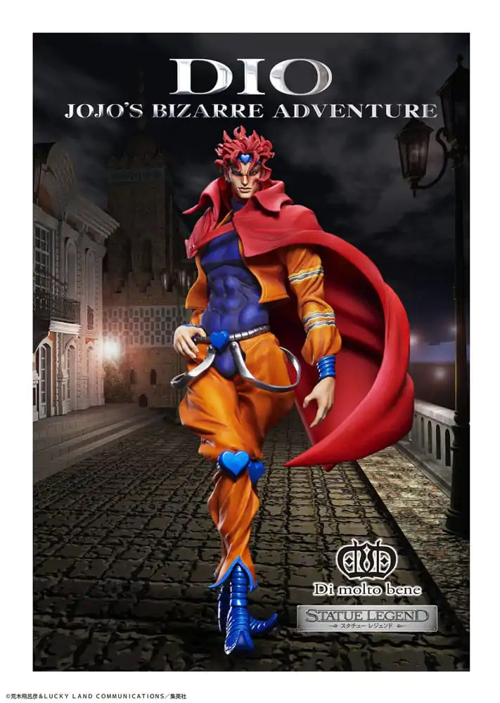 JoJo's Bizarre Adventure Part3 Statue Legend Dio PVC szobor figura 17 cm (re-run) termékfotó