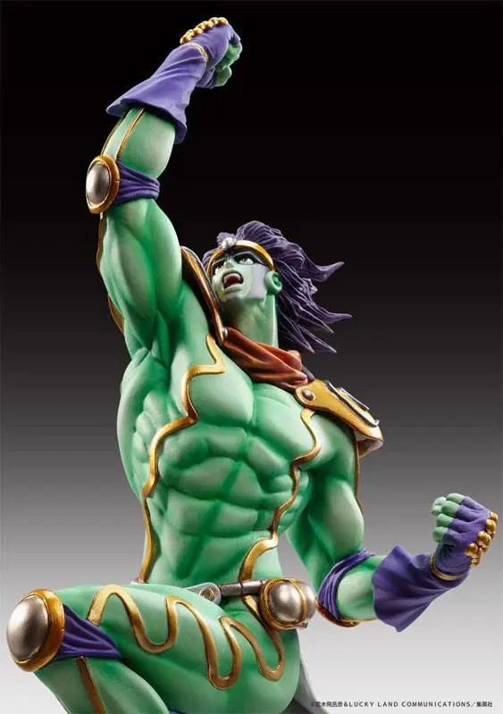 JoJo's Bizarre Adventure Part3 Statue Legend Star Platinum PVC szobor figura 22 cm termékfotó