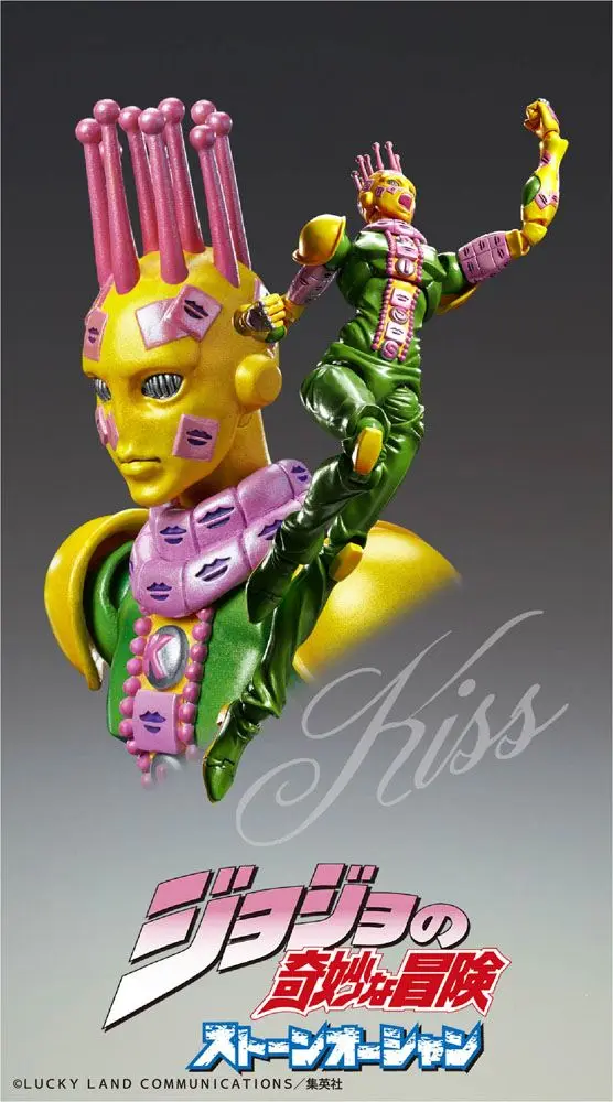JoJo's Bizarre Adventure Part3 Super Action Chozokado (Kiss) akciófigura 15 cm termékfotó