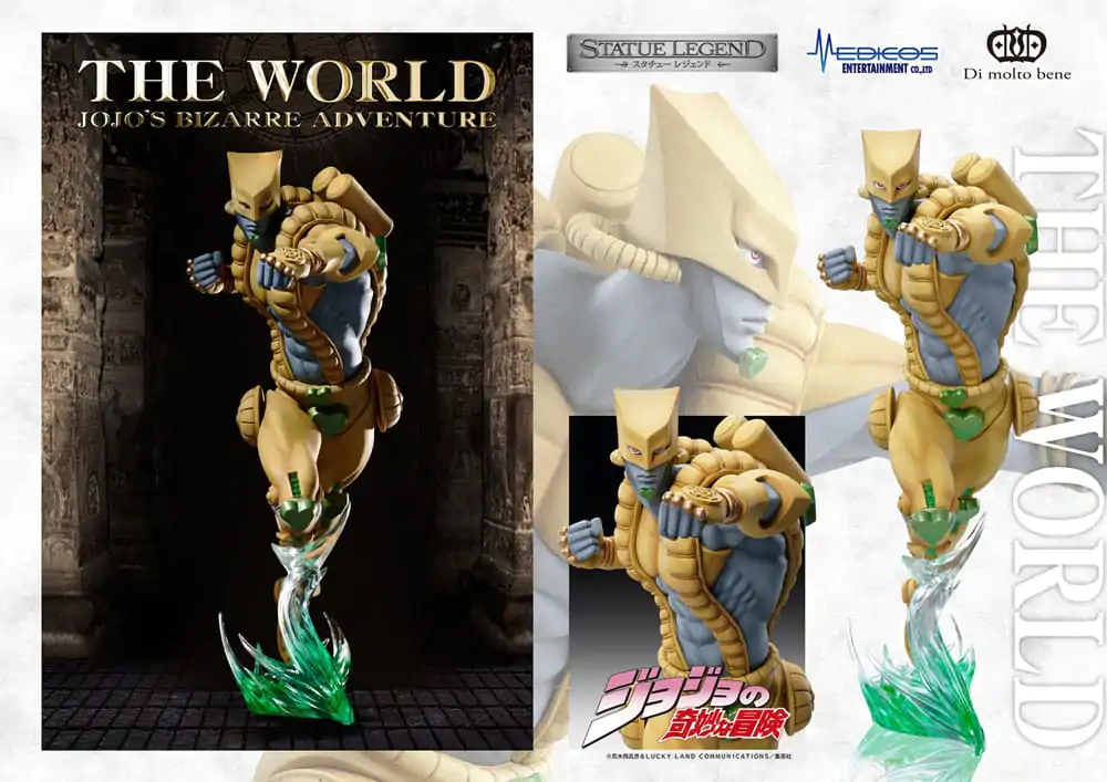 JoJo's Bizarre Adventure Part3 szobor figura Legend The World PVC szobor figura 16 cm (re-run) termékfotó