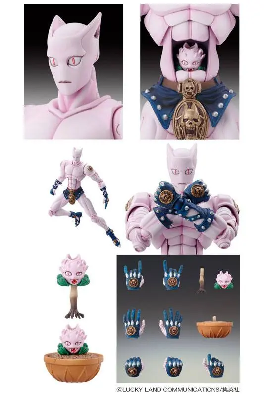 JoJo&#039;s Bizarre Adventure Part4 Super Action Chozokado (Killer Queen Second) akciófigura 16 cm termékfotó