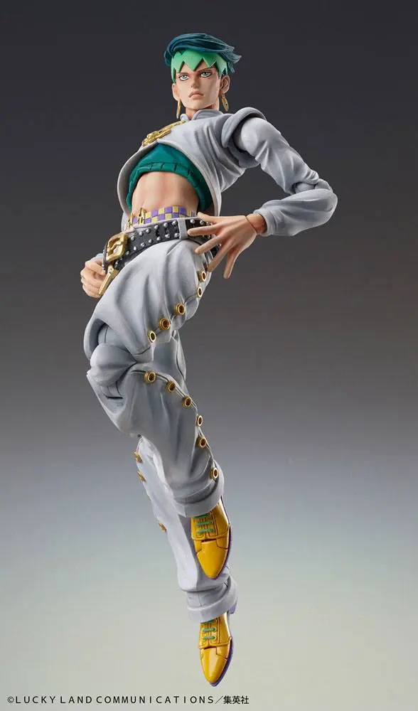 JoJo's Bizarre Adventure Part4 Super Action Chozokado (Rohan Kishibe &amp; Heaven's Door) akciófigura 15 cm termékfotó