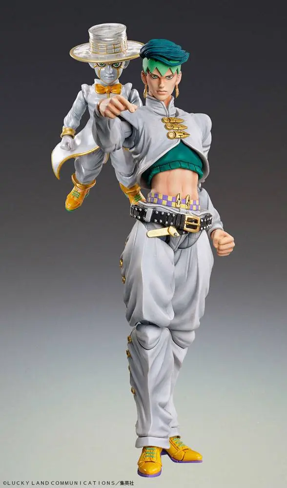 JoJo's Bizarre Adventure Part4 Super Action Chozokado (Rohan Kishibe &amp; Heaven's Door) akciófigura 15 cm termékfotó