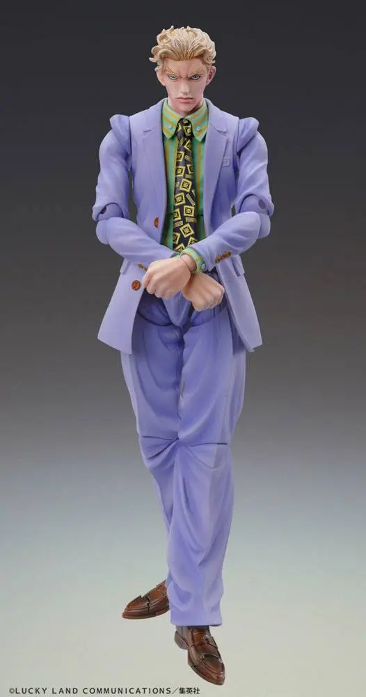 JoJo&#039;s Bizarre Adventure Part4 Super Action Chozokado (Yoshikage Kira Second) akciófigura 16 cm termékfotó