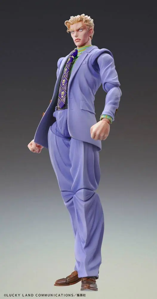 JoJo&#039;s Bizarre Adventure Part4 Super Action Chozokado (Yoshikage Kira Second) akciófigura 16 cm termékfotó