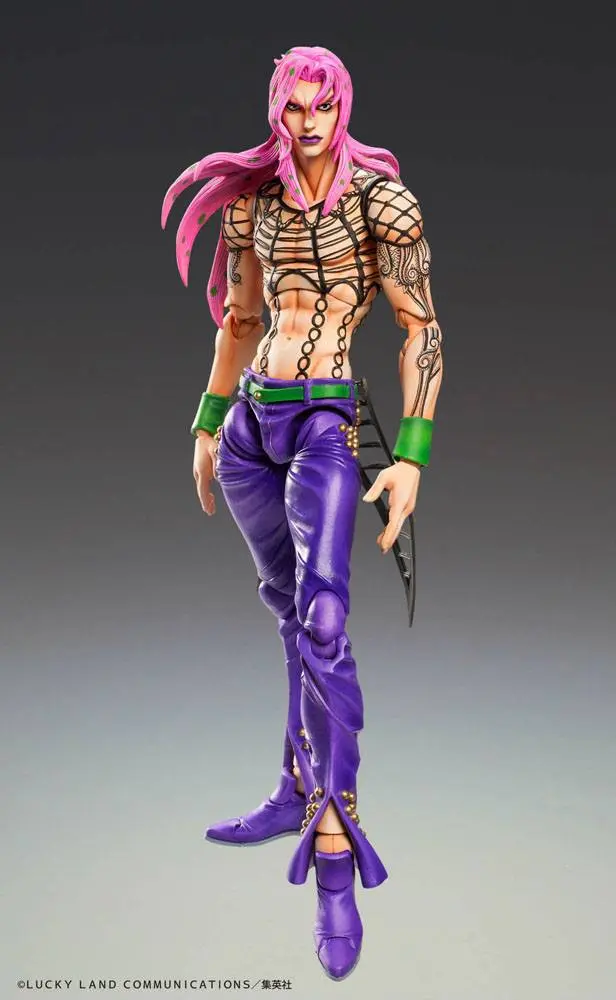 JoJo's Bizarre Adventure Part5 Super Action Chozokado (Diavolo) akciófigura 16 cm termékfotó