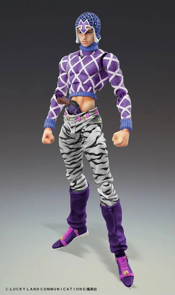 JoJo's Bizarre Adventure Part5 Super Action Chozokado (Guido Mista &amp; SP Third) akciófigura 15 cm termékfotó