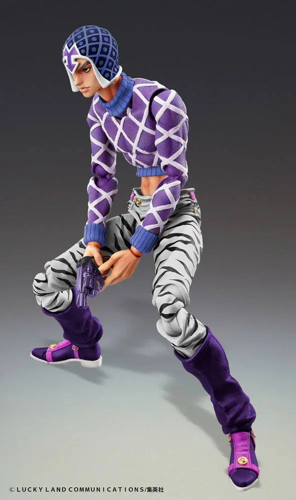 JoJo's Bizarre Adventure Part5 Super Action Chozokado (Guido Mista &amp; SP Third) akciófigura 15 cm termékfotó