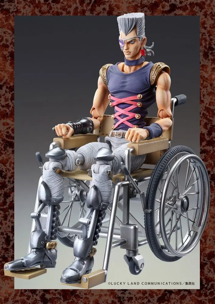 JoJo's Bizarre Adventure Part5 Super Action Chozokado (J P Polnareff) akciófigura 16 cm termékfotó