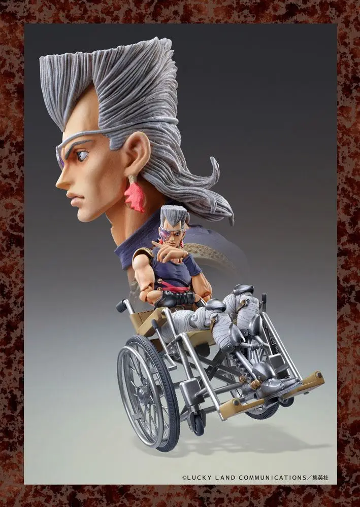 JoJo's Bizarre Adventure Part5 Super Action Chozokado (J P Polnareff) akciófigura 16 cm termékfotó