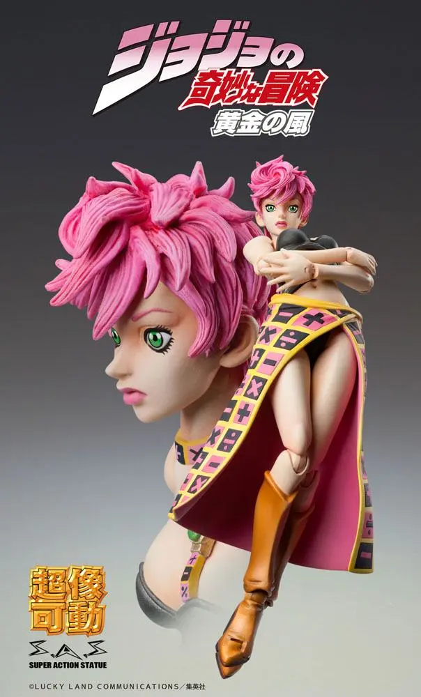 JoJo's Bizarre Adventure Part5 Super Action Chozokado (Trish Una) akciófigura 15 cm termékfotó