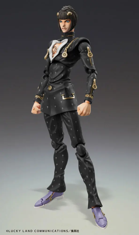 JoJo's Bizarre Adventure Part6 Stone Ocean Chozokado (Bruno Bucciarati Ver. Black) akciófigura 15 cm termékfotó