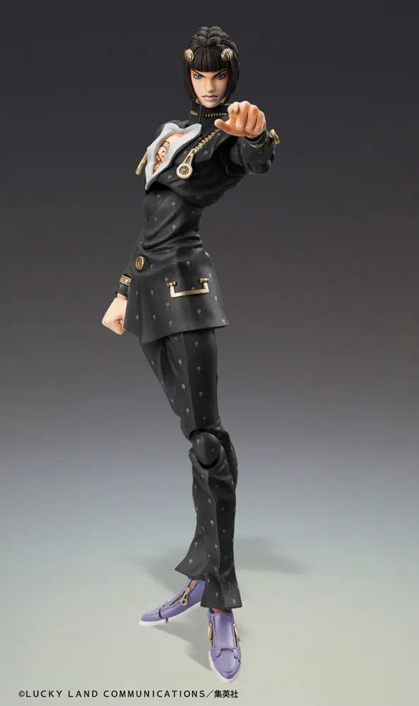 JoJo's Bizarre Adventure Part6 Stone Ocean Chozokado (Bruno Bucciarati Ver. Black) akciófigura 15 cm termékfotó