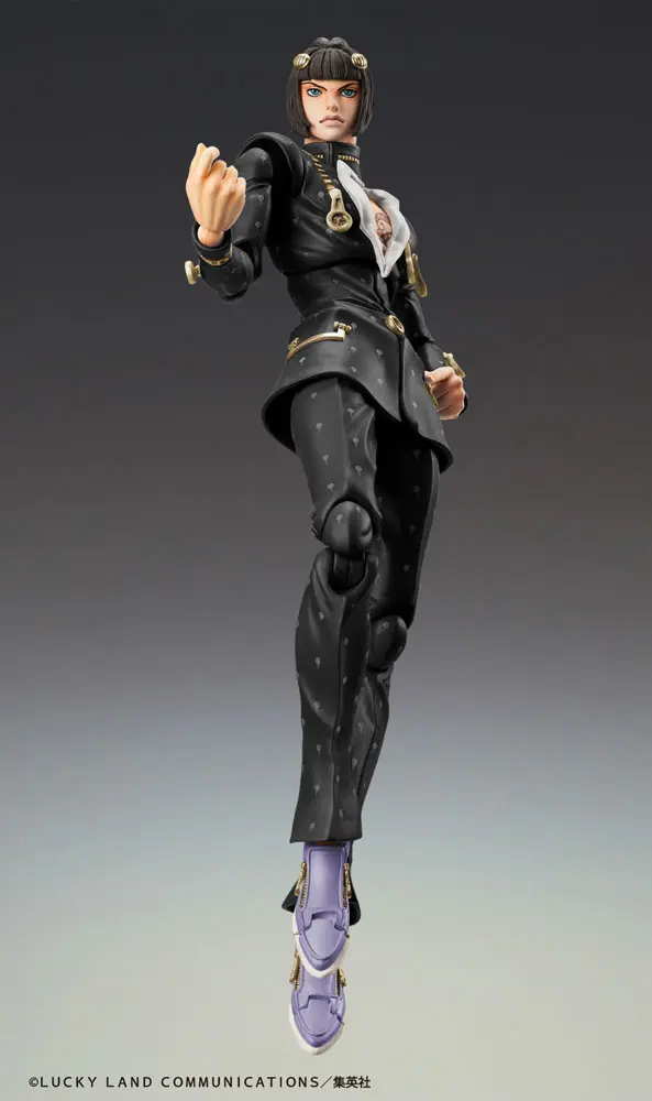 JoJo's Bizarre Adventure Part6 Stone Ocean Chozokado (Bruno Bucciarati Ver. Black) akciófigura 15 cm termékfotó