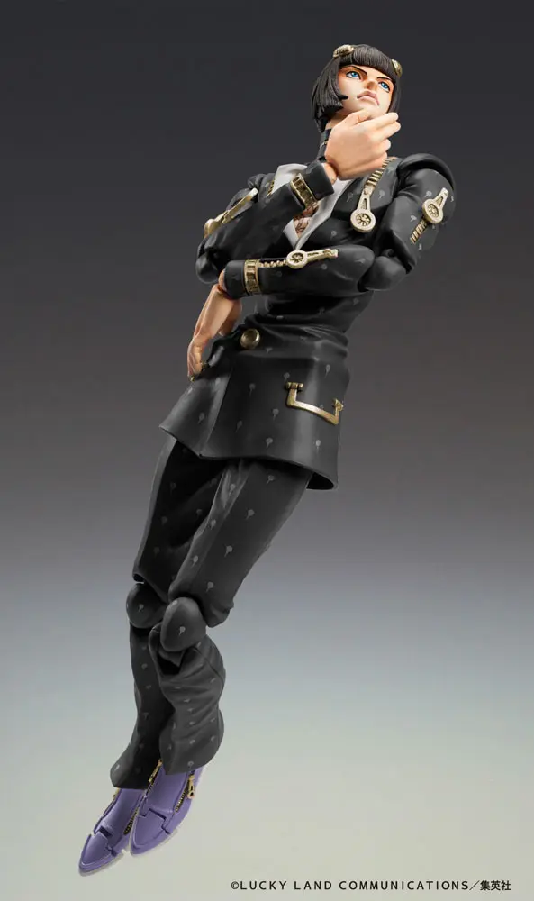 JoJo's Bizarre Adventure Part6 Stone Ocean Chozokado (Bruno Bucciarati Ver. Black) akciófigura 15 cm termékfotó