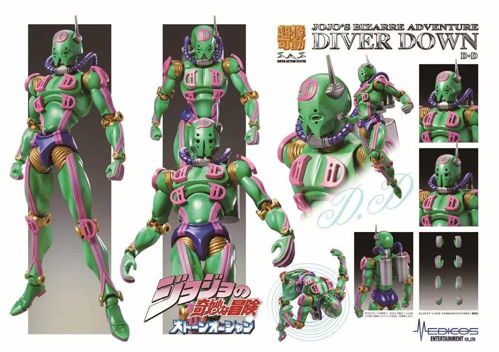 JoJo's Bizarre Adventure Part6 Stone Ocean Chozokado (D D) akciófigura 16 cm termékfotó