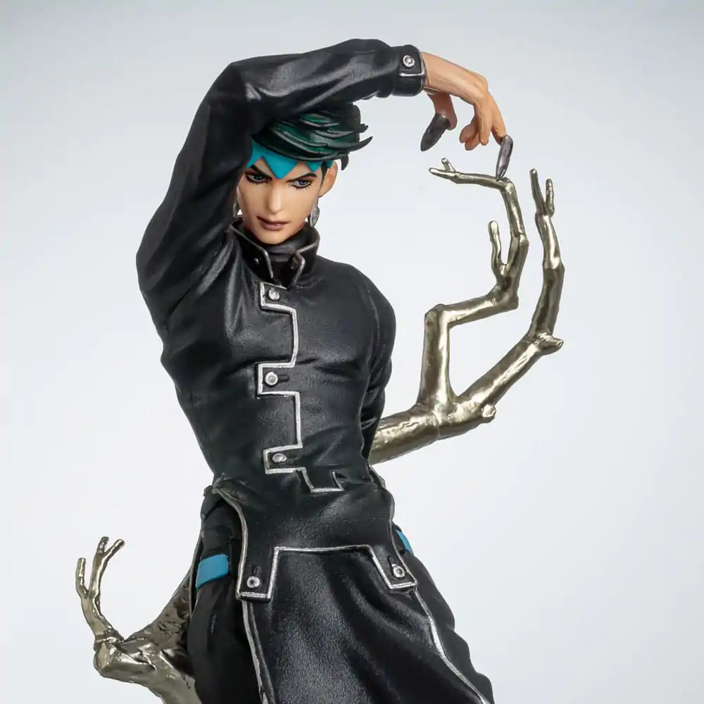 JoJo's Bizarre Adventure Rohan Kishibe Black Ver. figura toll 19 cm termékfotó