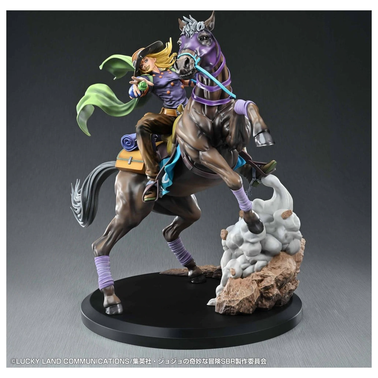 JoJo's Bizarre Adventure: Steel Ball Run Gyro Zeppeli & Valkyrie figura 31 cm termékfotó