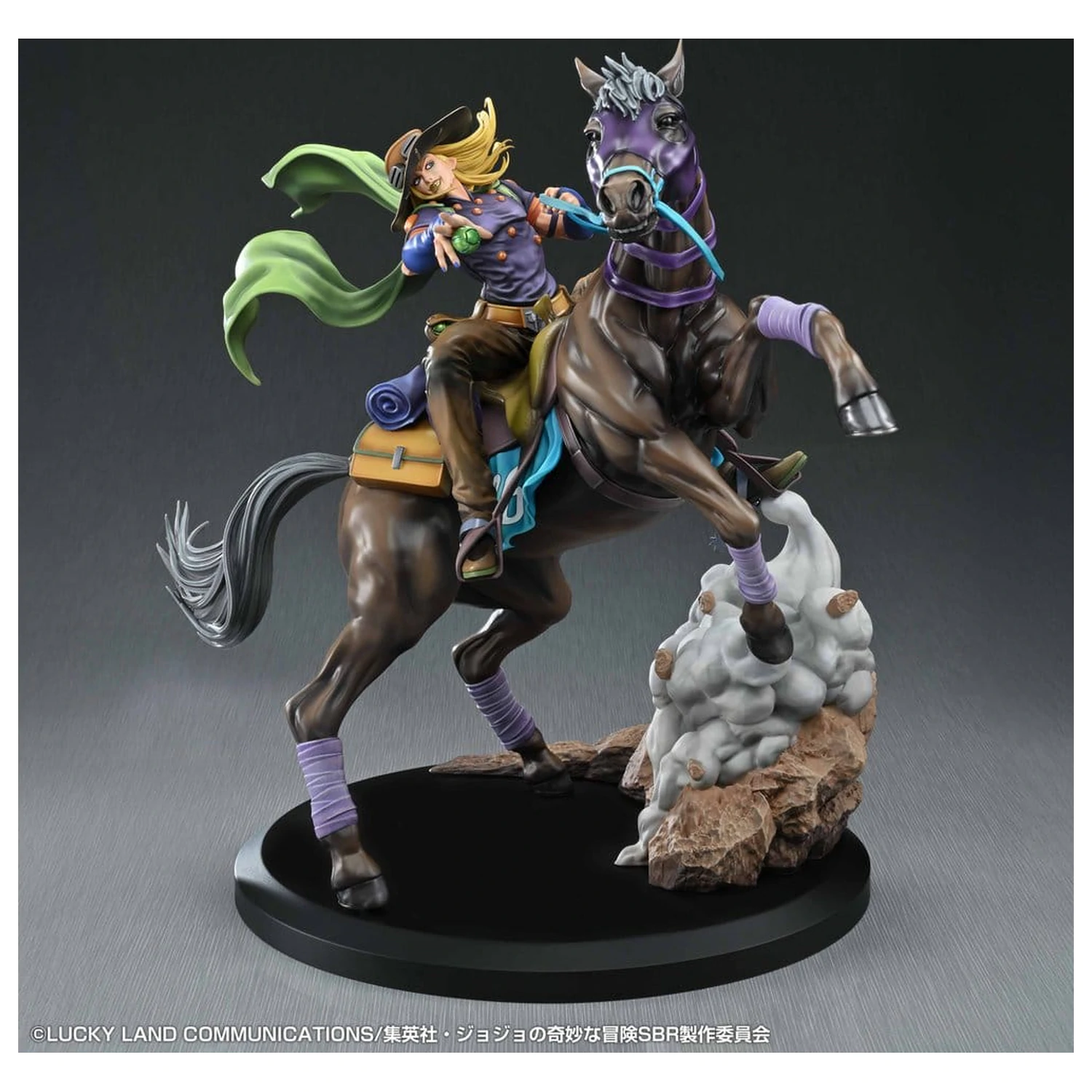 JoJo's Bizarre Adventure: Steel Ball Run Gyro Zeppeli & Valkyrie figura 31 cm termékfotó