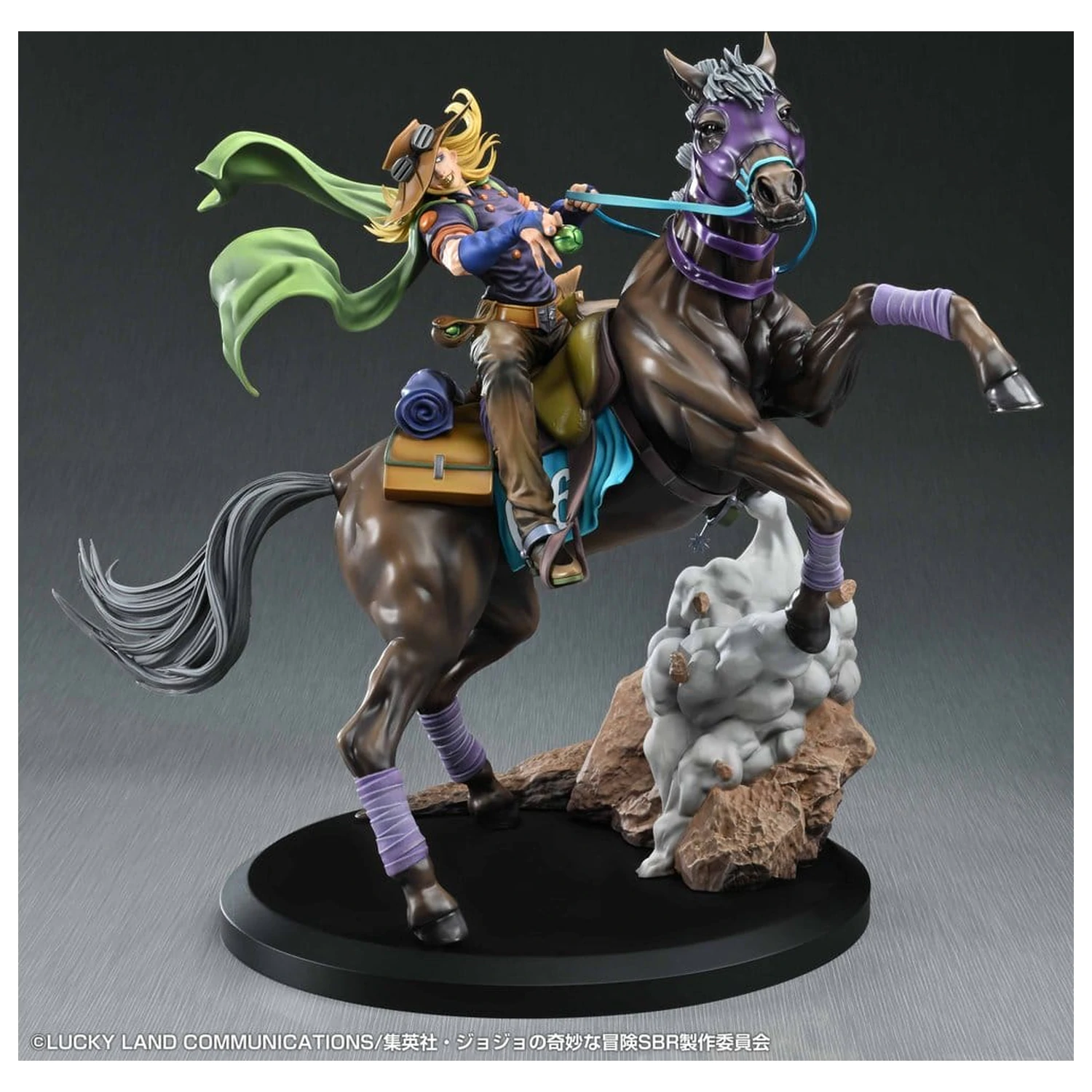 JoJo's Bizarre Adventure: Steel Ball Run Gyro Zeppeli & Valkyrie figura 31 cm termékfotó