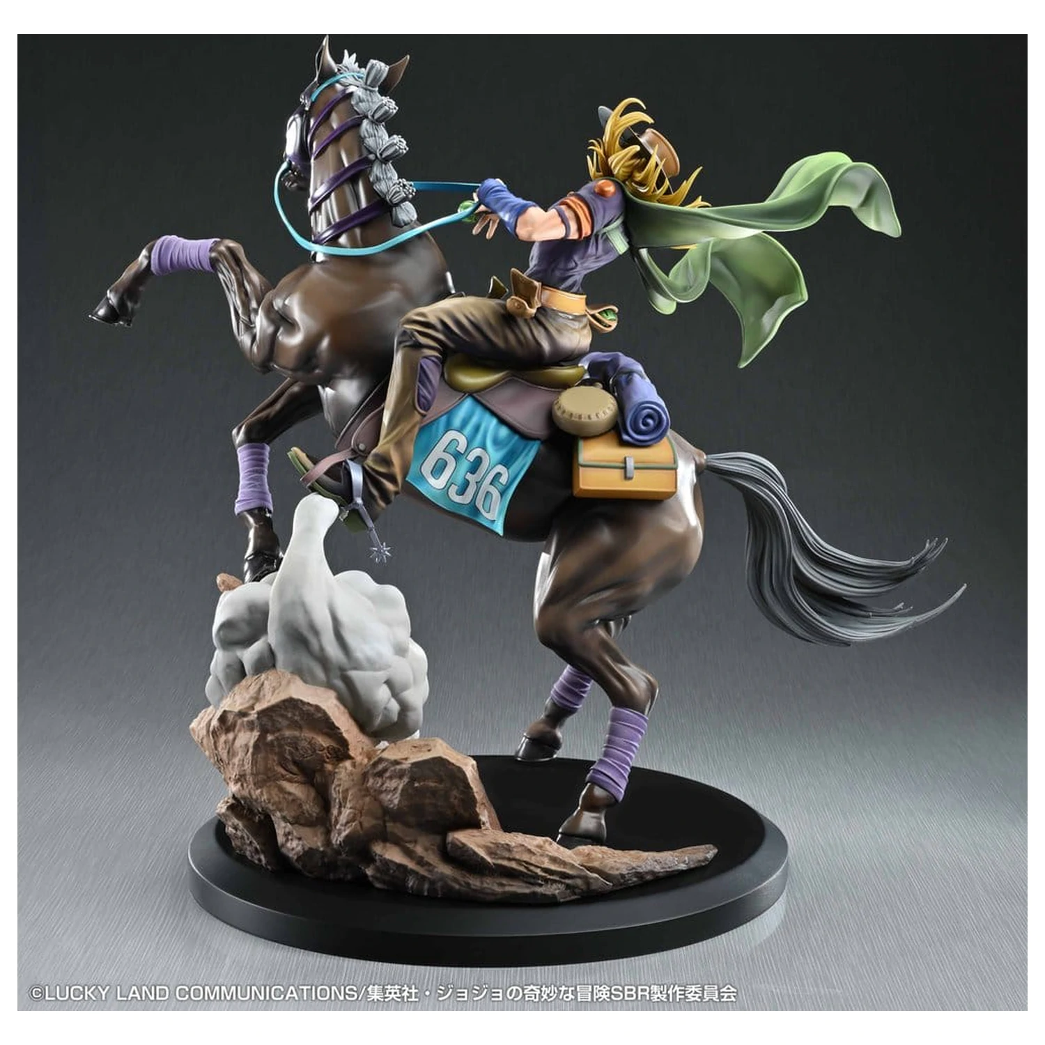 JoJo's Bizarre Adventure: Steel Ball Run Gyro Zeppeli & Valkyrie figura 31 cm termékfotó