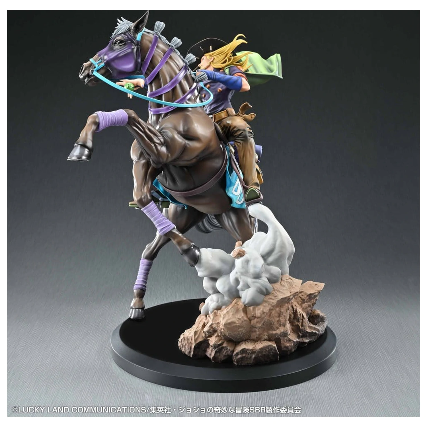 JoJo's Bizarre Adventure: Steel Ball Run Gyro Zeppeli & Valkyrie figura 31 cm termékfotó
