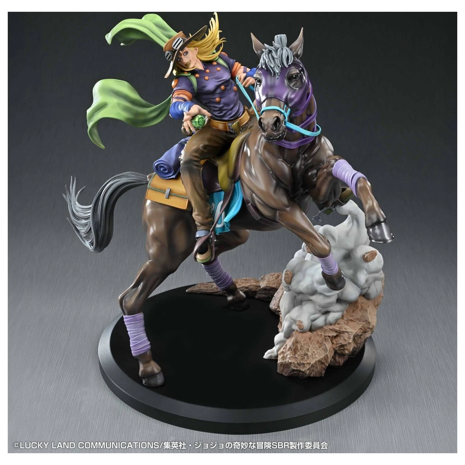 JoJo's Bizarre Adventure: Steel Ball Run Gyro Zeppeli & Valkyrie figura 31 cm termékfotó