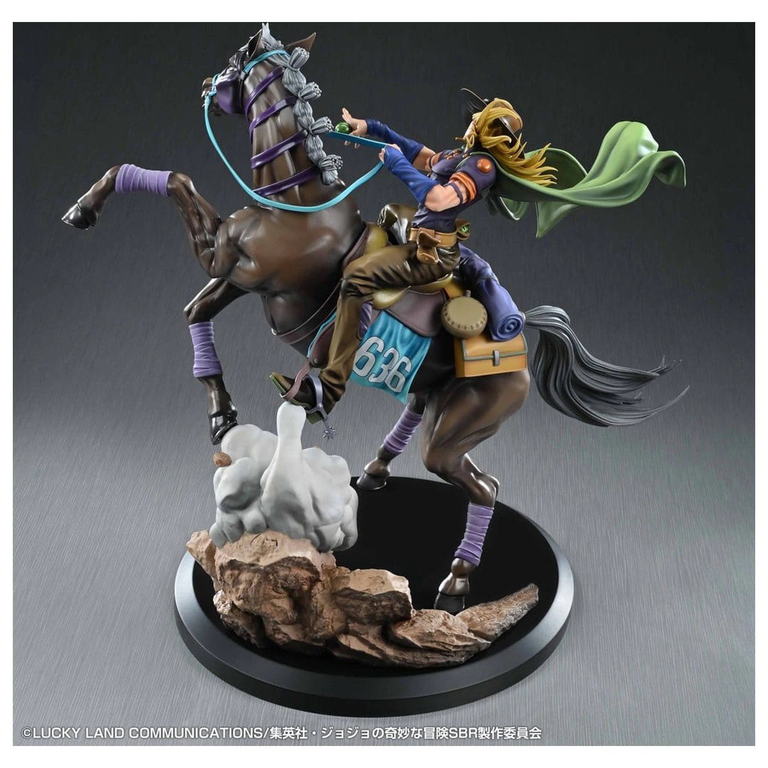 JoJo's Bizarre Adventure: Steel Ball Run Gyro Zeppeli & Valkyrie figura 31 cm termékfotó