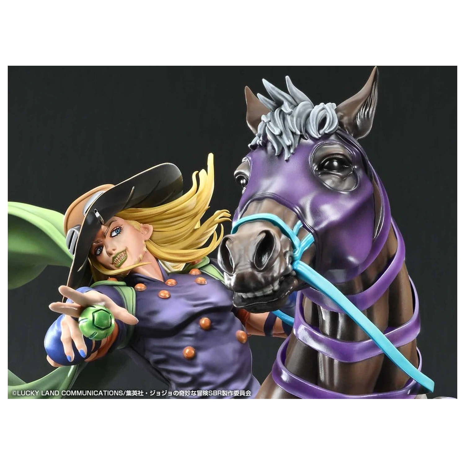 JoJo's Bizarre Adventure: Steel Ball Run Gyro Zeppeli & Valkyrie figura 31 cm termékfotó