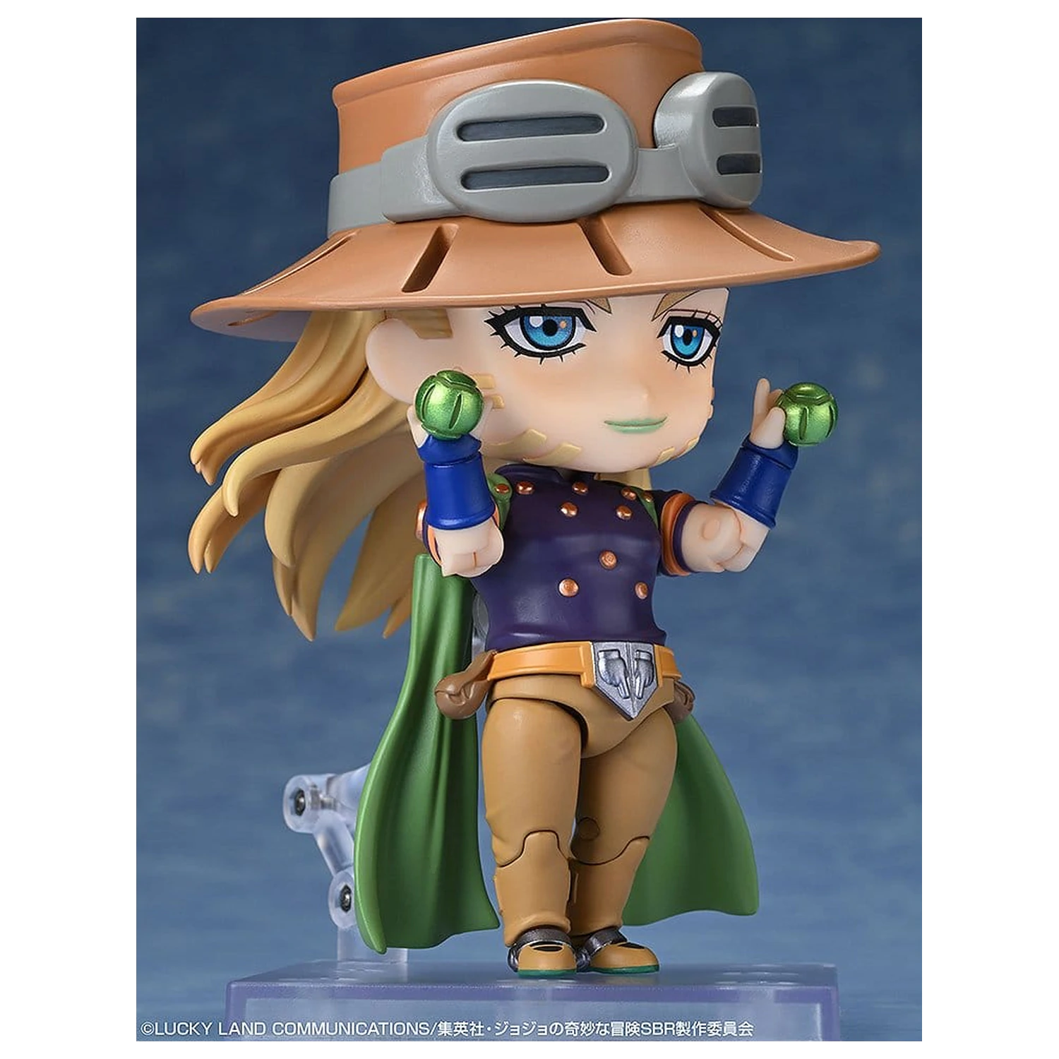 JoJo's Bizarre Adventure Steel Ball Run Nendoroid akciófigura Gyro Zeppeli 10 cm termékfotó
