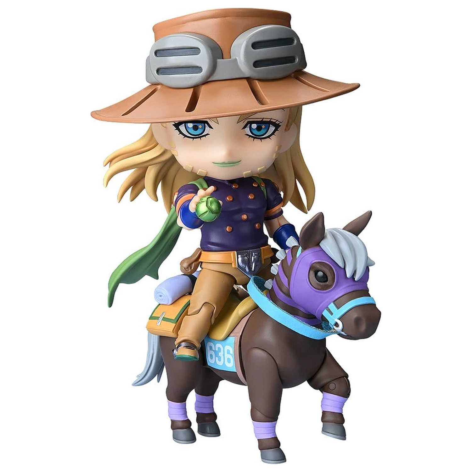 JoJo's Bizarre Adventure Steel Ball Run Nendoroid akciófigura Gyro Zeppeli DX Ver. 10 cm termékfotó
