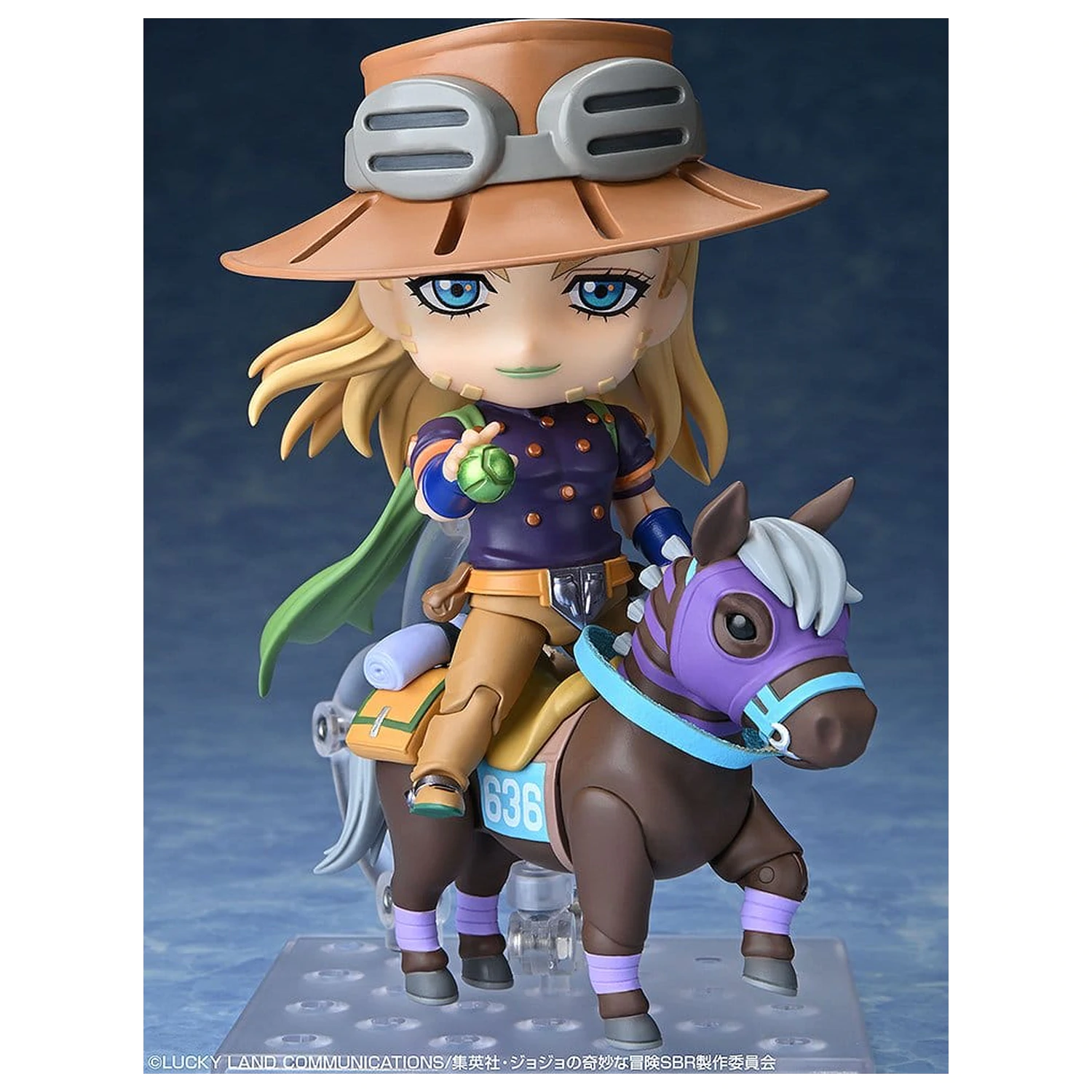 JoJo's Bizarre Adventure Steel Ball Run Nendoroid akciófigura Gyro Zeppeli DX Ver. 10 cm termékfotó