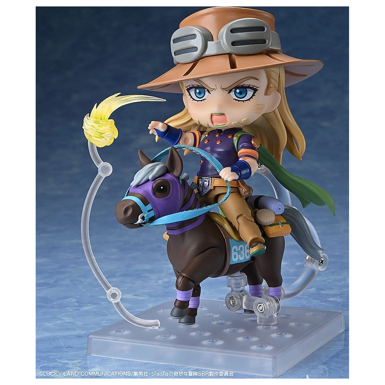 JoJo's Bizarre Adventure Steel Ball Run Nendoroid akciófigura Gyro Zeppeli DX Ver. 10 cm termékfotó