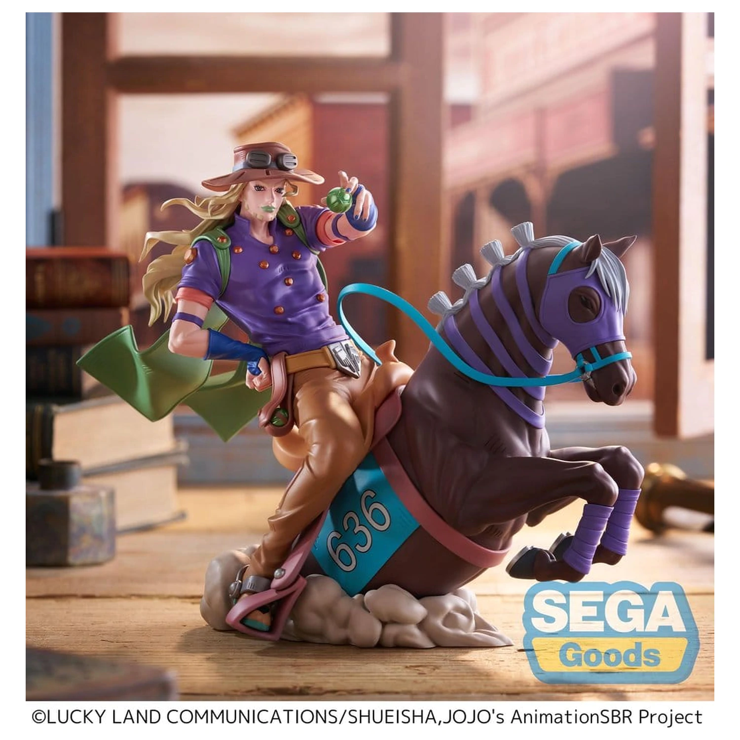 JoJo's Bizarre Adventure: Steel Ball Run XrossLinkMAX Gyro Zeppeli PVC figura 18 cm termékfotó