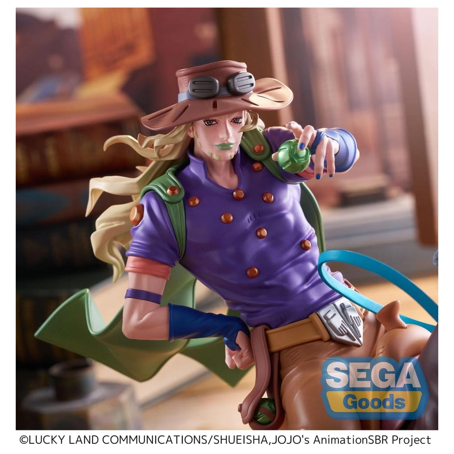 JoJo's Bizarre Adventure: Steel Ball Run XrossLinkMAX Gyro Zeppeli PVC figura 18 cm termékfotó