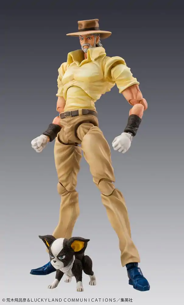 JoJo's Bizarre Adventure Super Action Chozokado (Joseph Joestar & Iggy) (3rd-run) akciófigura 15 cm termékfotó