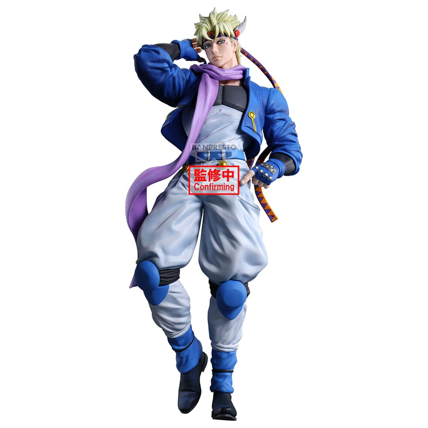 JoJos Bizarre Adventure Mometria Battle Tendency Caesar Anthonio Zeppeli figura 21cm termékfotó