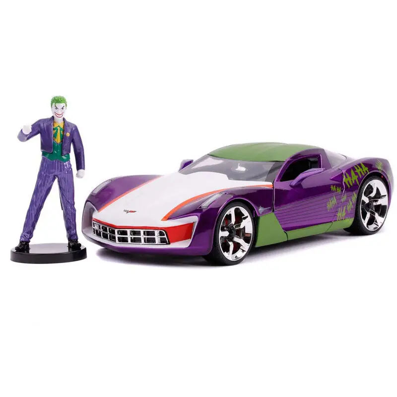 Joker Chevy Corvette Stingray 2009 car + figura szett termékfotó