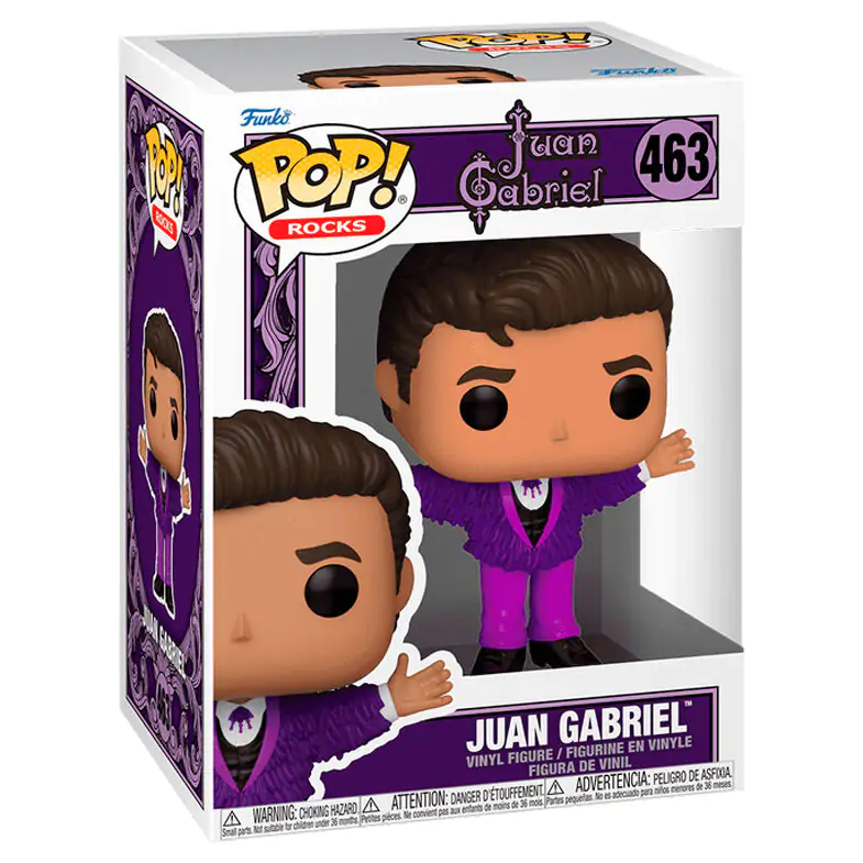 Juan Gabriel Funko POP! Rocks Vinyl figura Purple Outfit 9 cm termékfotó