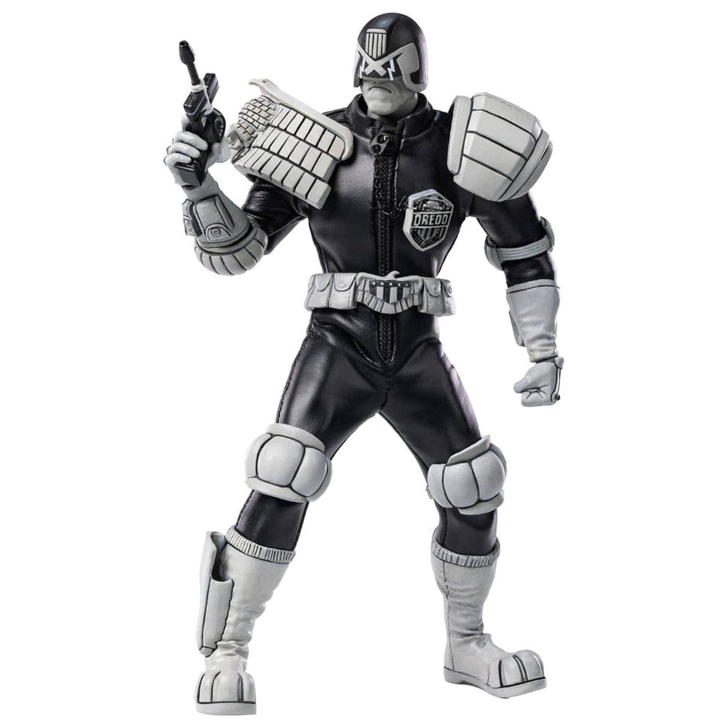 Judge Dredd Exquisite Super 1/12 Judge Dredd Black & White Ver. akciófigura 15 cm termékfotó