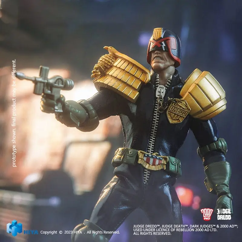 Judge Dredd Exquisite Super Series 1/12 John Rambo akciófigura 15 cm termékfotó