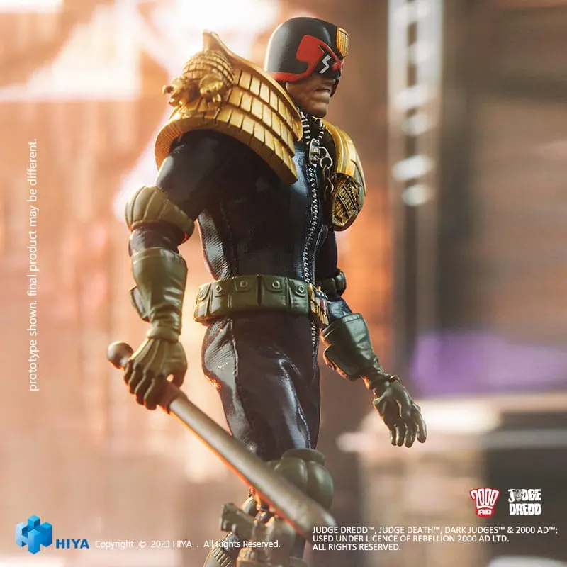 Judge Dredd Exquisite Super Series 1/12 John Rambo akciófigura 15 cm termékfotó