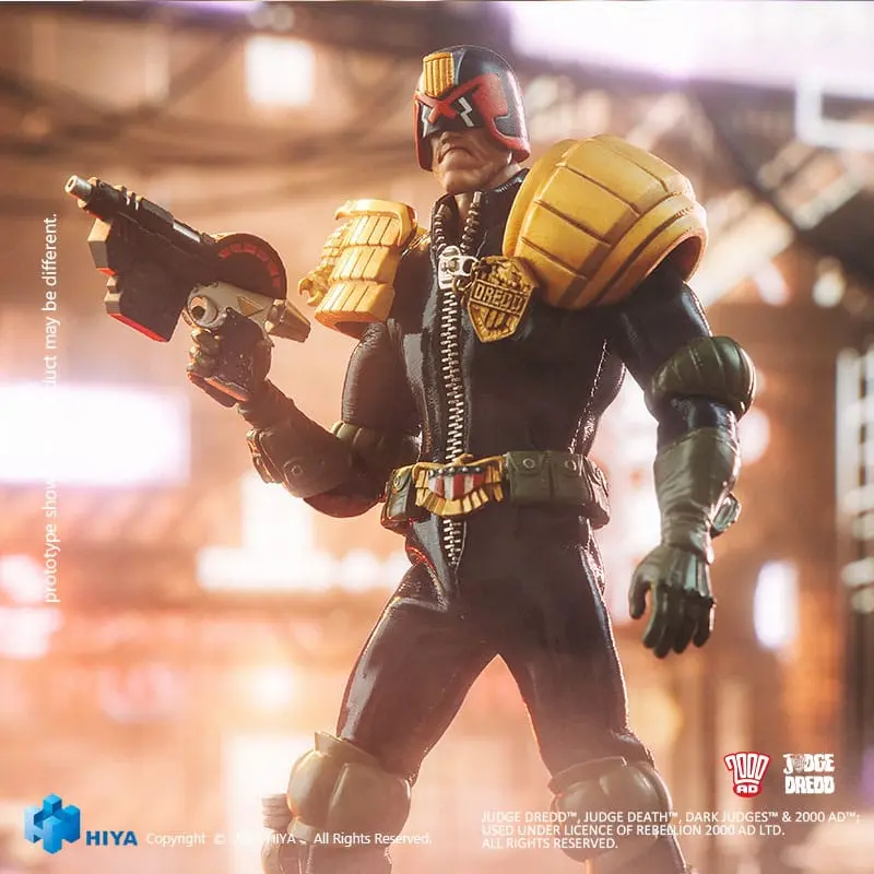 Judge Dredd Exquisite Super Series 1/12 John Rambo akciófigura 15 cm termékfotó