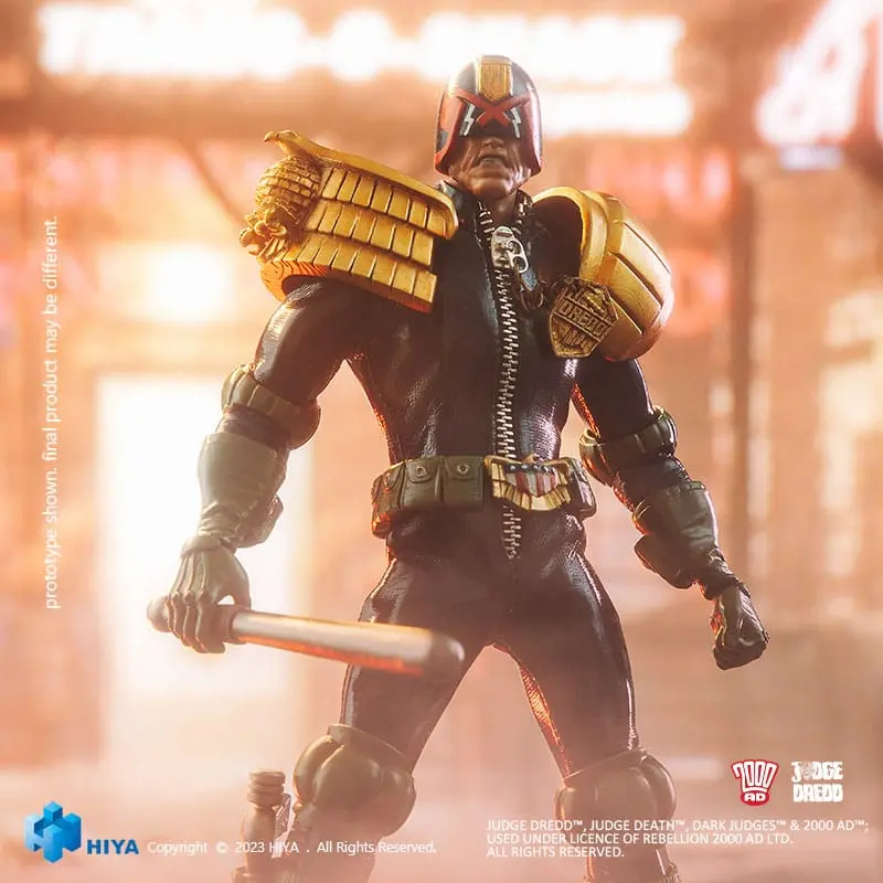 Judge Dredd Exquisite Super Series 1/12 John Rambo akciófigura 15 cm termékfotó