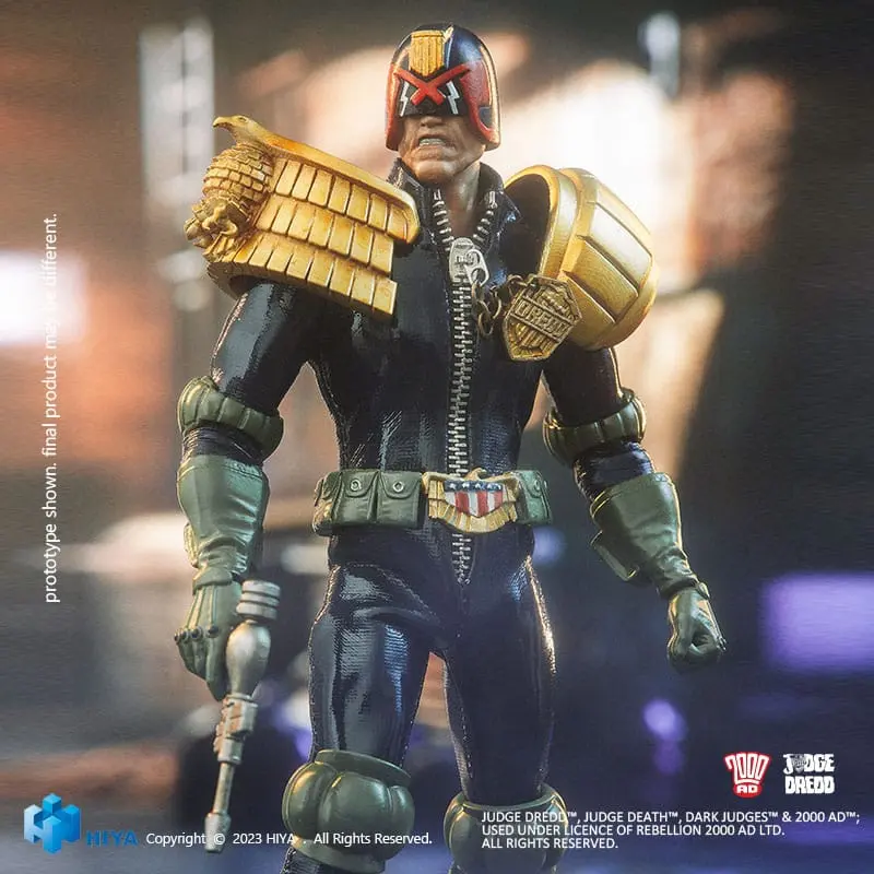 Judge Dredd Exquisite Super Series 1/12 John Rambo akciófigura 15 cm termékfotó