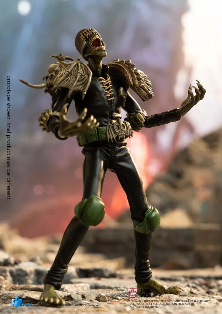 Judge Dredd Exquisite Super Series 1/12 Judge Death akciófigura 16 cm termékfotó