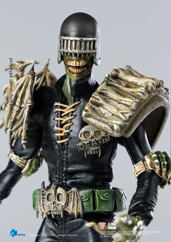 Judge Dredd Exquisite Super Series 1/12 Judge Death akciófigura 16 cm termékfotó