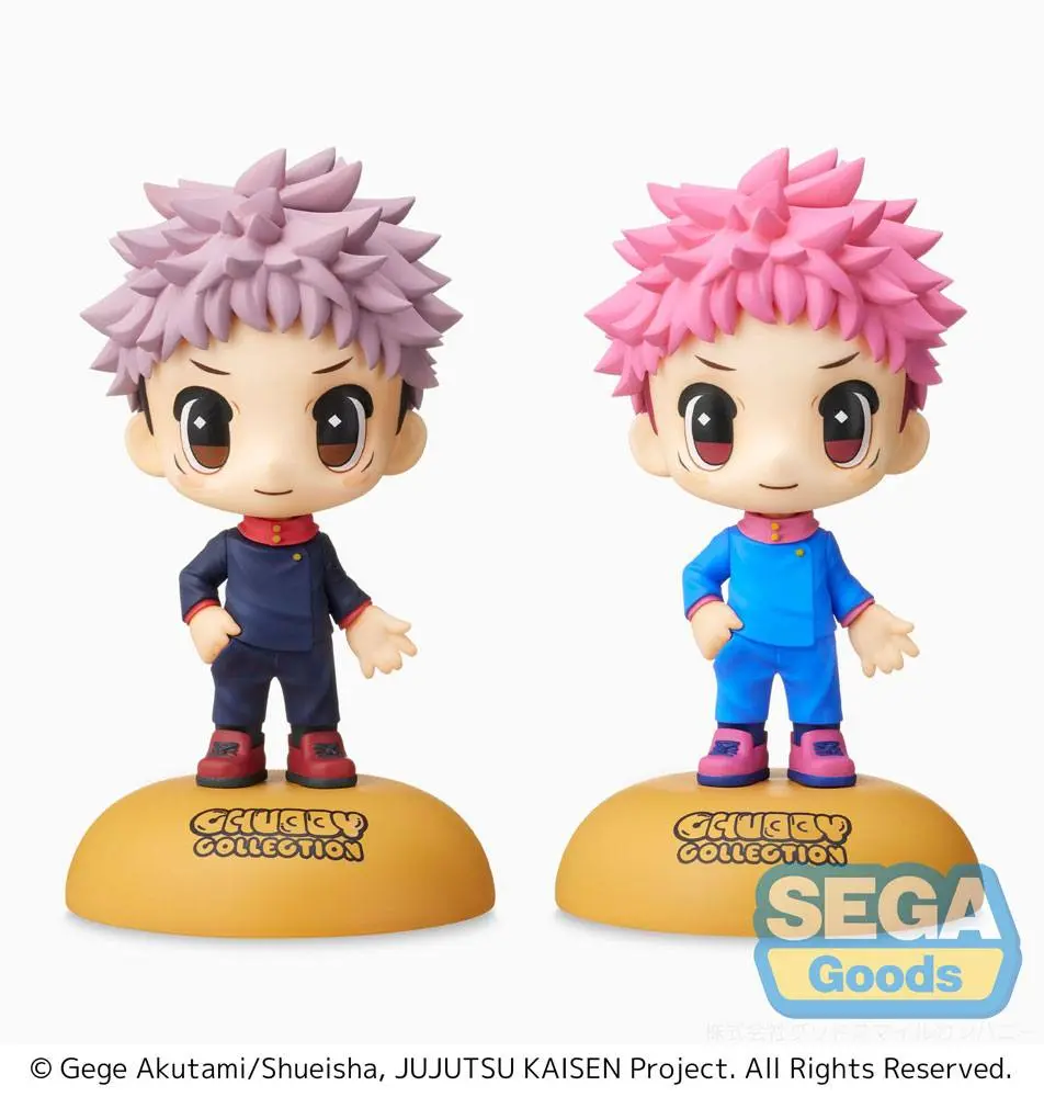 Jujutsu Kaisen Chubby Collection Yuji Itadori PVC szobor figura 11 cm termékfotó