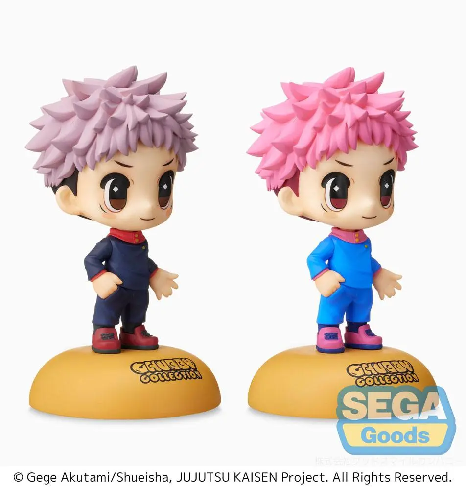 Jujutsu Kaisen Chubby Collection Yuji Itadori PVC szobor figura 11 cm termékfotó