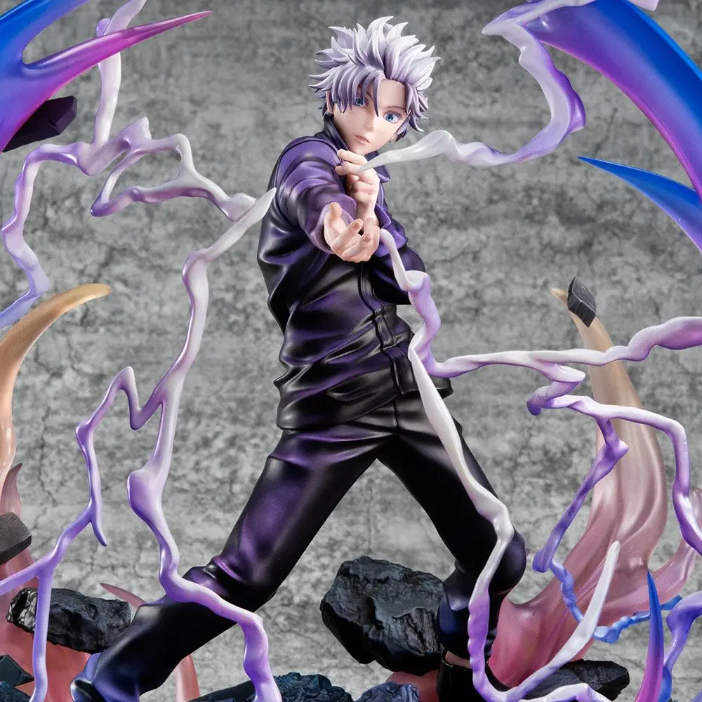Jujutsu Kaisen DX Satoru Gojo Kyoshiki Murasaki Ver. PVC szobor figura 26 cm termékfotó
